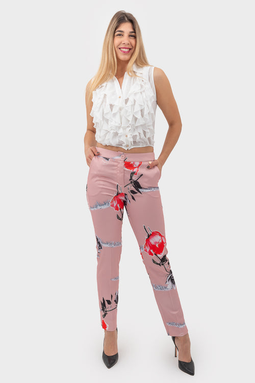 Pantalone Rose/nude OPIUM Milano - OPM-PN-338/EN56