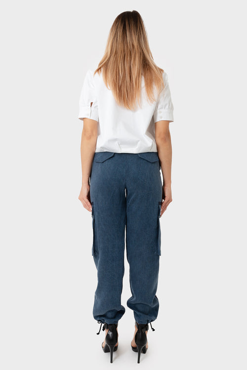 Pantalone Blu OPIUM Milano - OPM-PN-397/GEMO