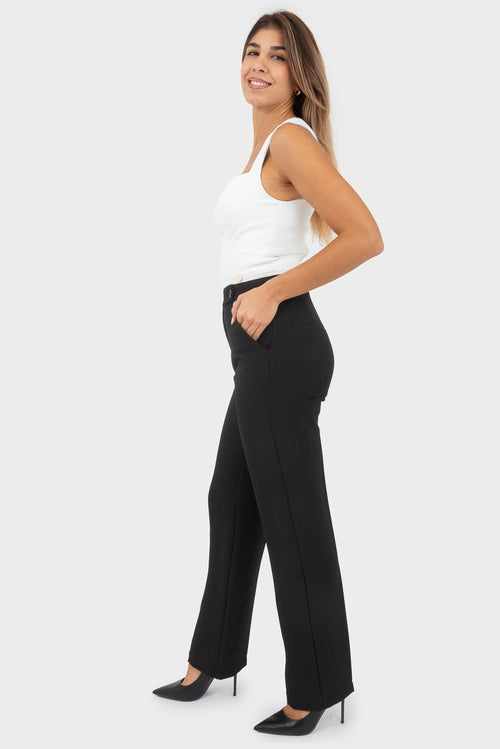 Pantalone Nero OPIUM Milano - OPM-PN-408/STUP