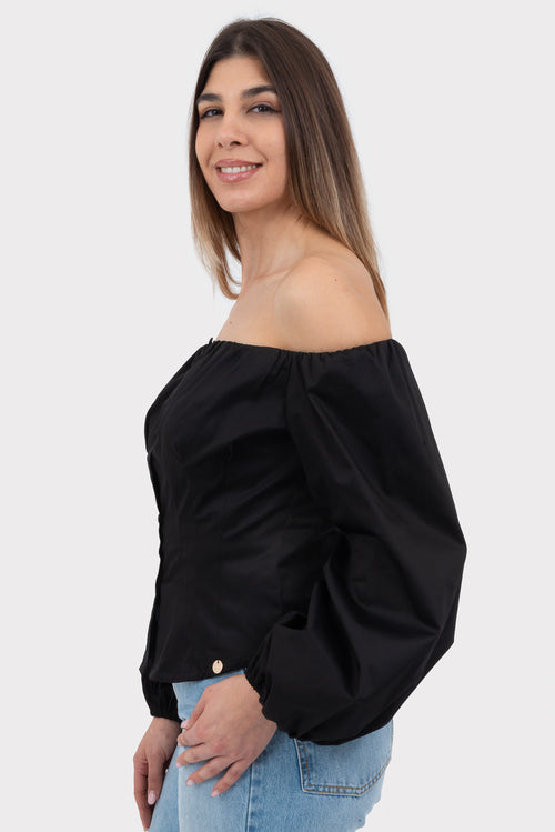 Camicia Nero OPIUM Milano - OPM-CM-219/COTO