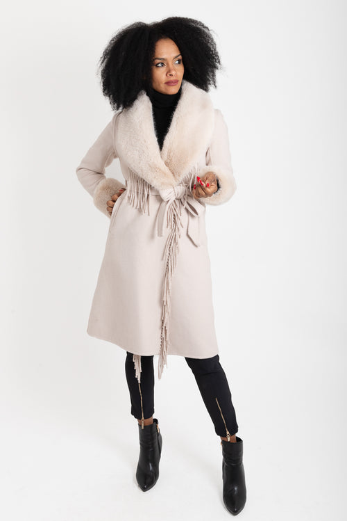 Cappotto Panna OPIUM Milano - GPL-CP-SWC0017