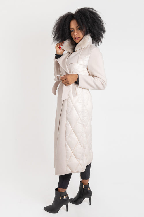 Cappotto Panna OPIUM Milano - GPL-CP-2272