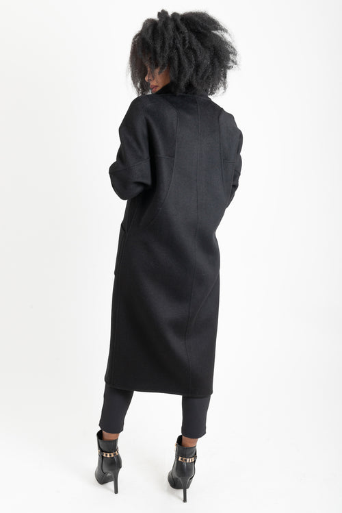 Cappotto Nero OPIUM Milano - GPL-CP-SW2241