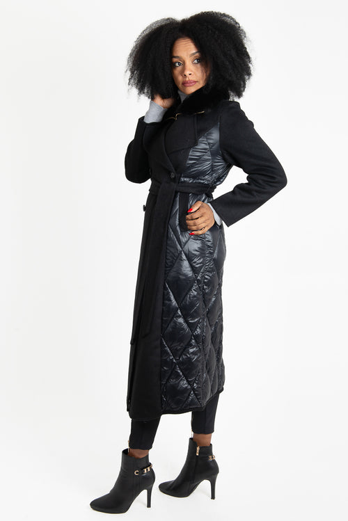 Cappotto Nero OPIUM Milano - GPL-CP-2272