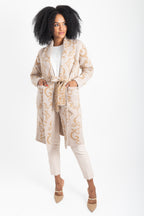 Cappotto Arabesc/beige-camel OPIUM Milano - MGI-CP-AI2387