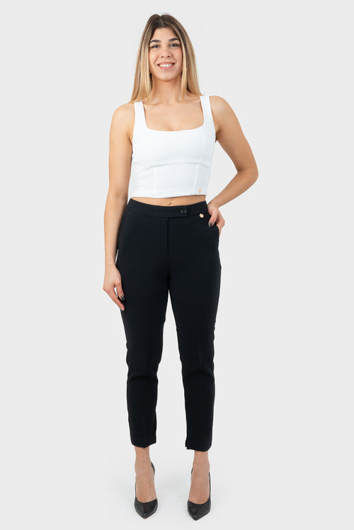 Pantalone Nero OPIUM Milano - OPM-PN-396/EN55